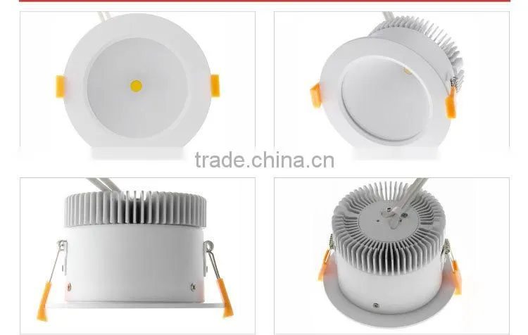 Excellent quality 35000h Long using hour Easy Installation Modern style Patented product 20W COB LED Downlight