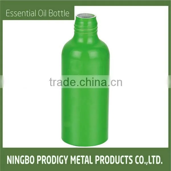 Aluminum Essential Oil Bottle With Golden lid