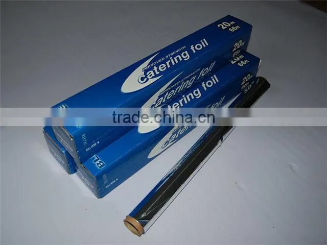 disposable aluminium household foil wrap for kitchen use