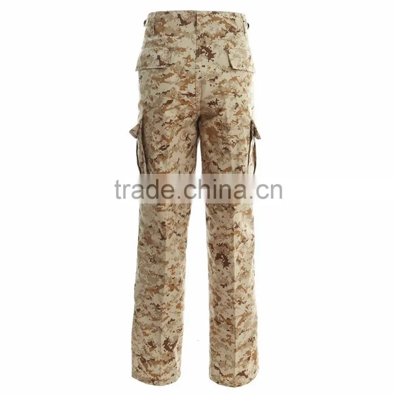 Digital camo Durable material Military uniforms BDU pants