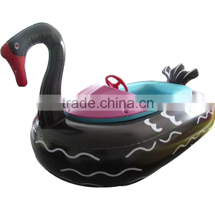 used amusement electric swan bumper boat for kids