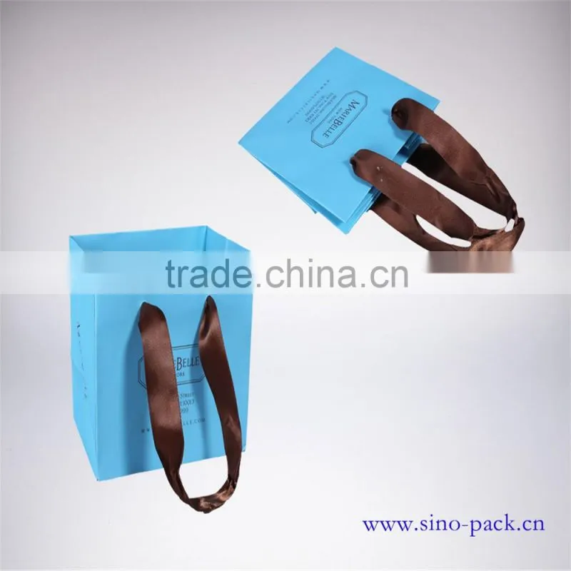 Hengshang kraft paper chocolate gift ribbon handle bags