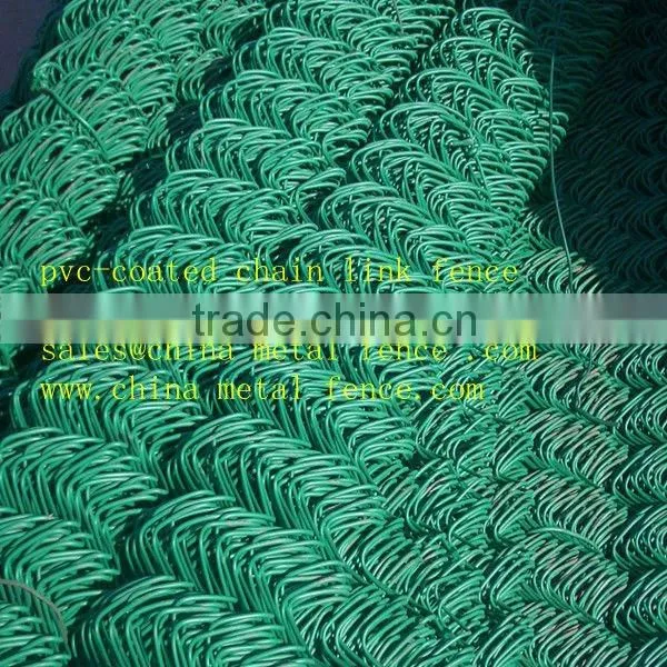 pvc coated chain link fence