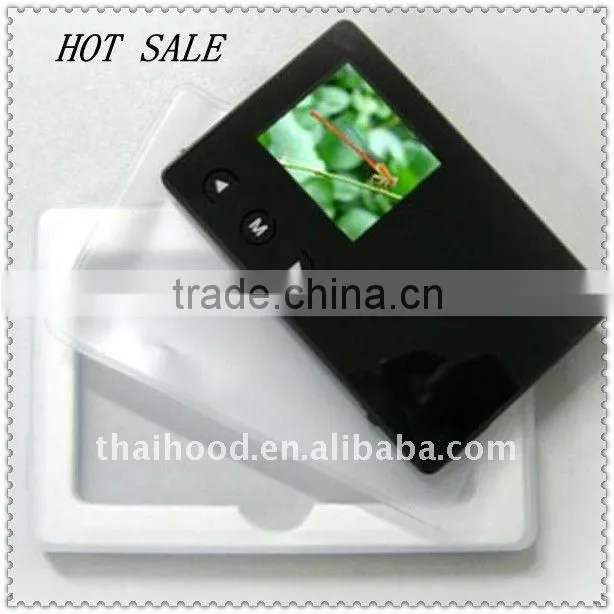 1.5'' black/white credit card mini digital photo frame