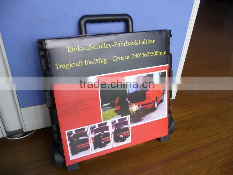 Best quality and popular PP Plastic Folding Shopping Carts