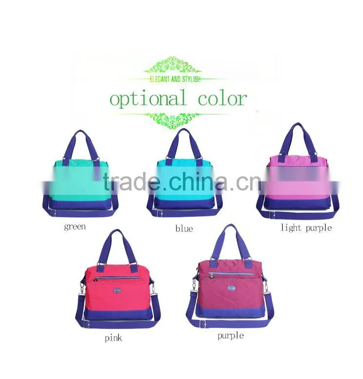2016 hot sell canvas shoulder women bag