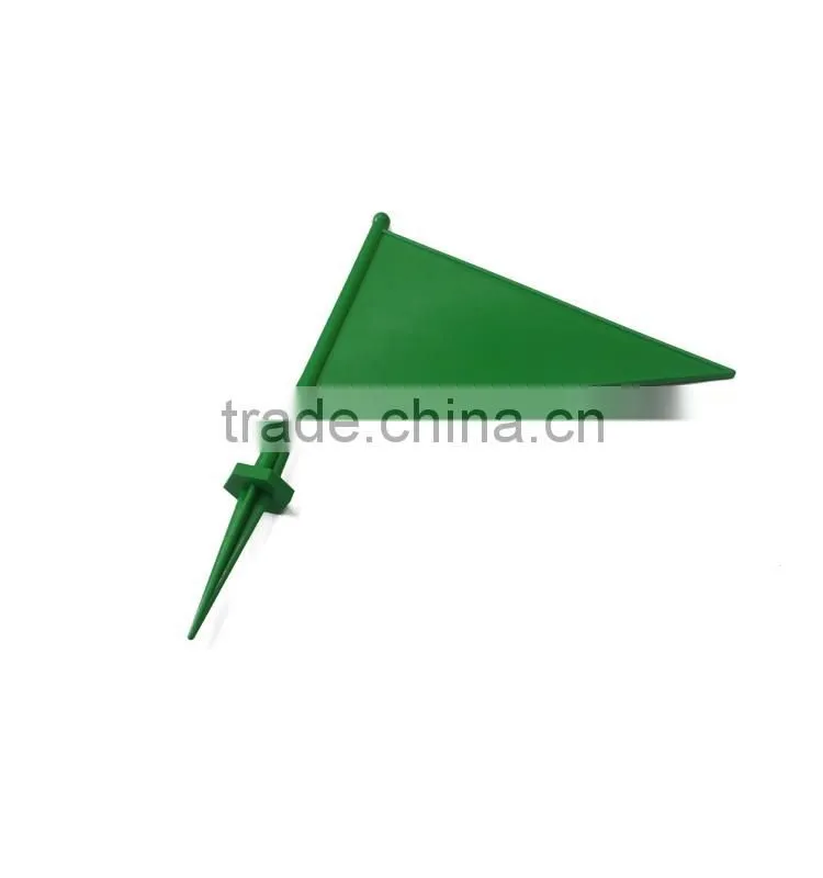 Manufacturer pp plastic triangle flag