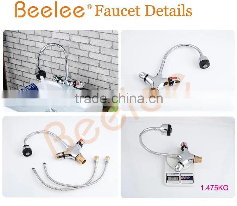 Spring Loaded Thermastatic Basin Faucet Water Tap QH0207A