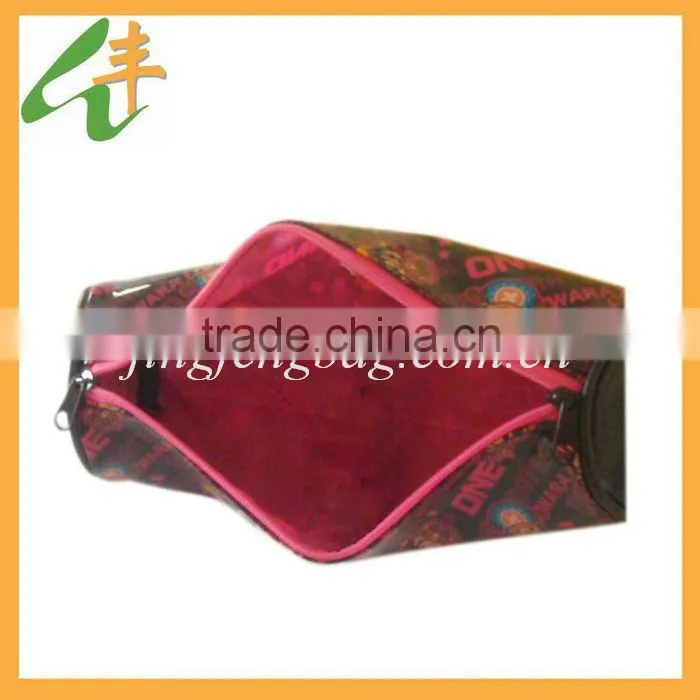 Promotional zippered PVC leather pencil case