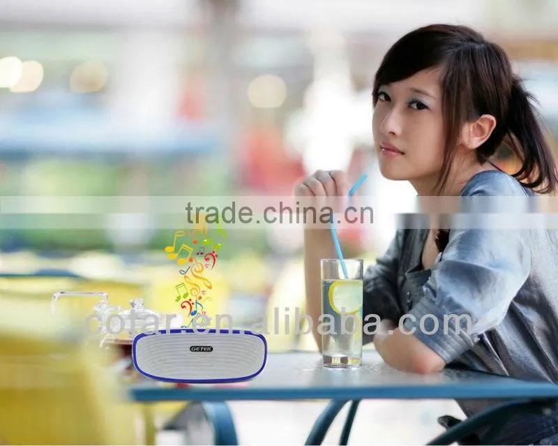 A10 Mini Wireless Portable Bluetooth Speaker with FM Radio for iPhone , iPad , Mobile Phone