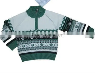 knit sweater new design fashion boys pullover sweater