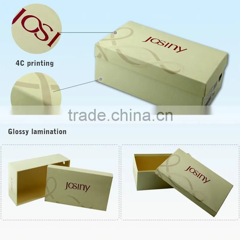 Logo printed sports shoes packaging box / High quality sports shoes packaging box