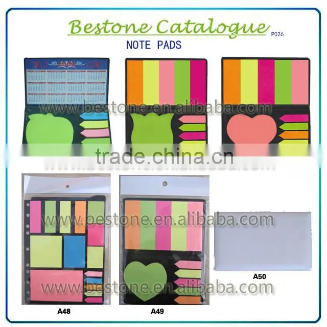 promotional die cut memo pad stylish adhesive notes it post note sticky notepads