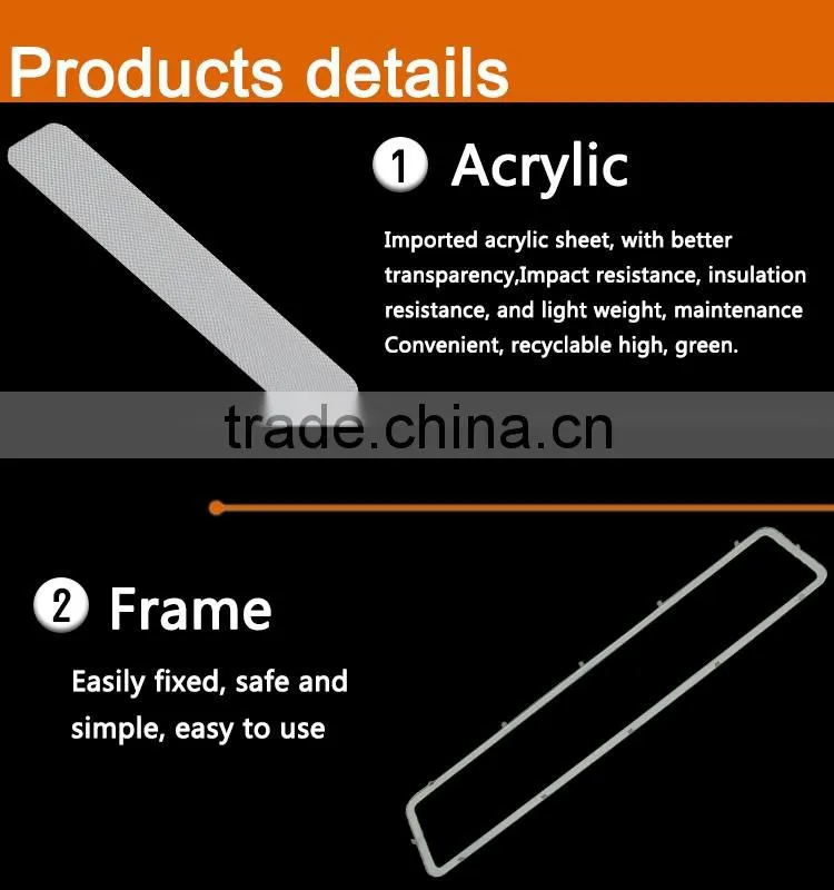2016 china factory led grille light 600x600 2ft*2ft 36w low heat