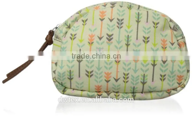 High Quality Customized Design Zipper Enclosure Women Purse Wallet Make Up Bag