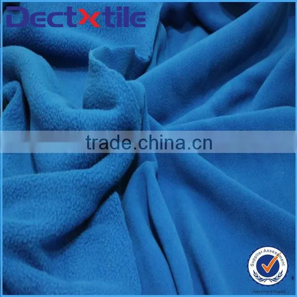 Polar fleece fabric the four way stretch fabric , waterproof and breathable.used for garment and climbing clothe