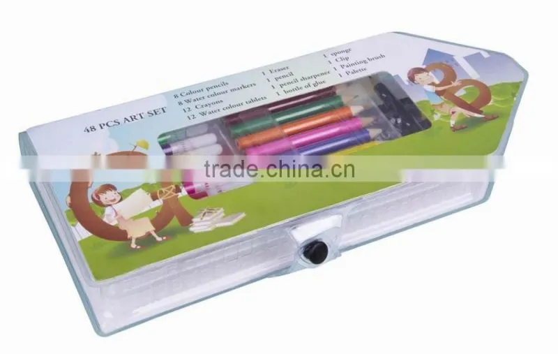 stationery set for kids with pencil shape