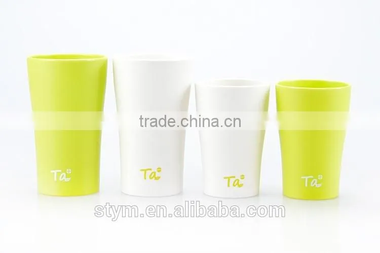 Fashionable couple cup custom coffee mug travel mug cup for tooth brushing