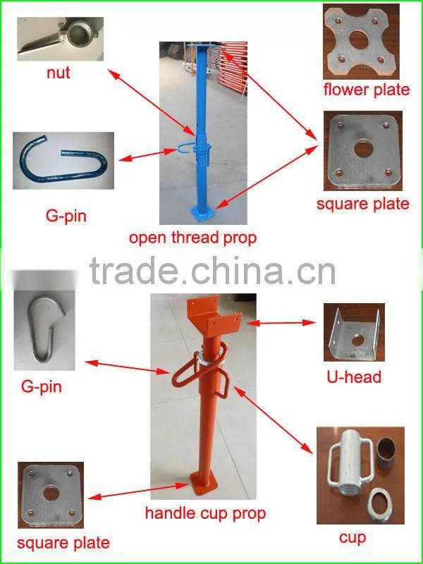 Steel formwork props scaffolding props steel props