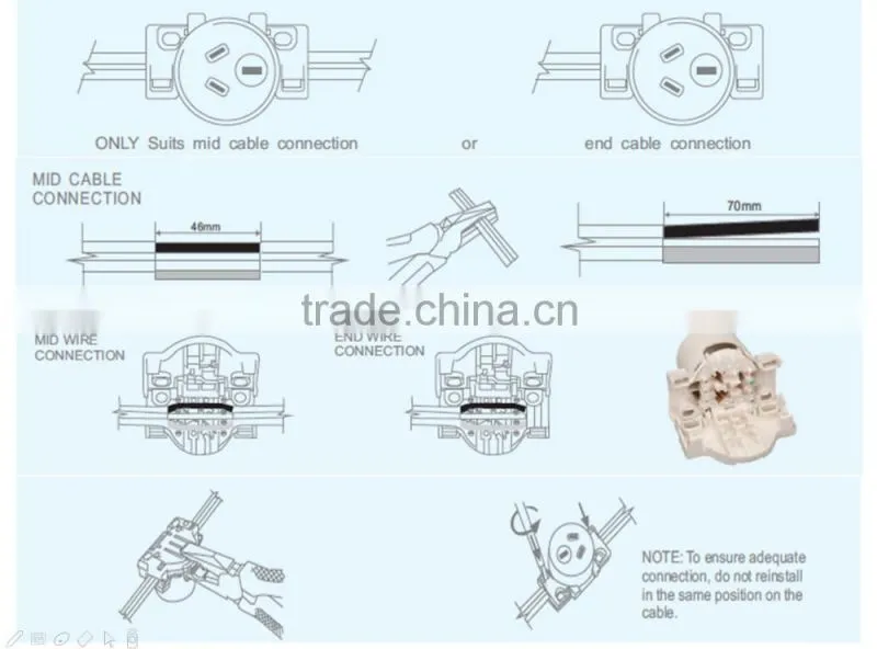 single site socket outlet 413qc outlet Socket socket quick connect saa