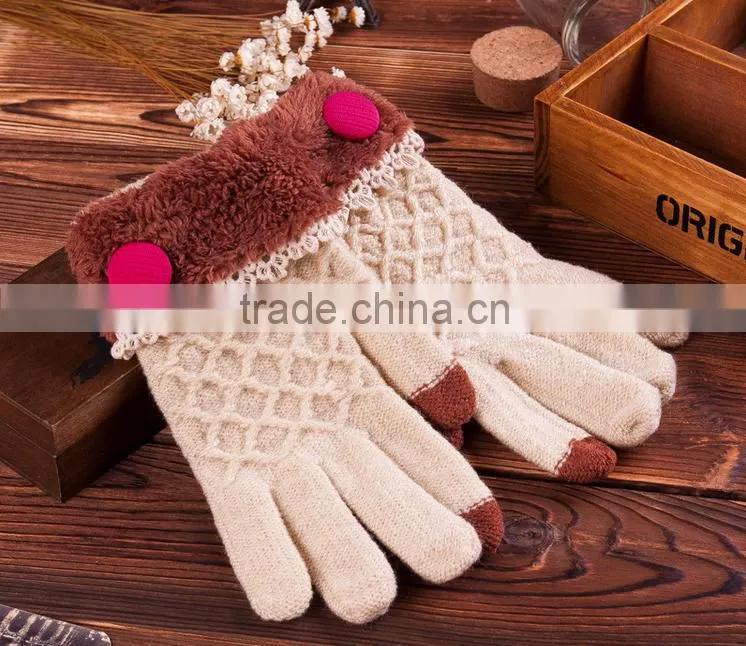 Best Seller Colourful Design Touch Screen Gloves For Christmas