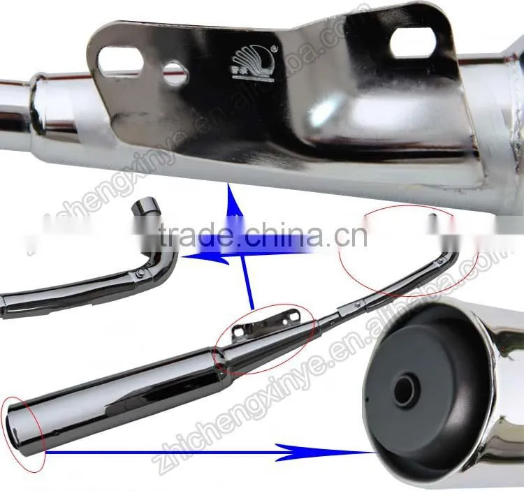 Heat Resistance Wholesale Paint Motorcycle Silencer Exhaust Muffler
