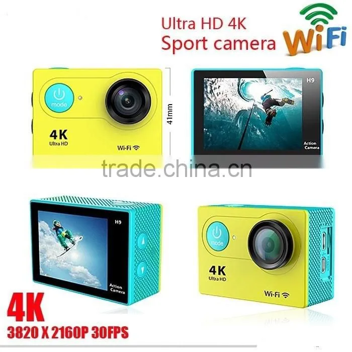 Factory Price WIFI Action Camera4K Ultra-HD sport camera 12MP 1080P 60FPS 4k Camera Sport DV