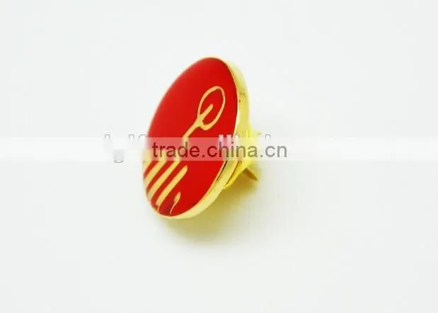 Customized shaped 3d badge flower custom bulk lapel pins