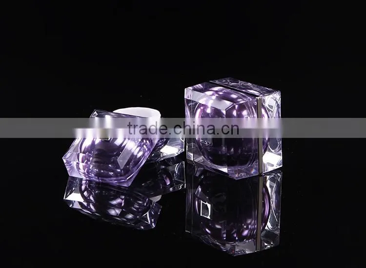 ISO9001 Unique Environment-friendly clear plastic cosmetics container