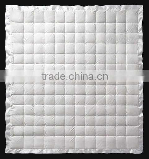 White Cotton Downproof Down Throw and Down blanket