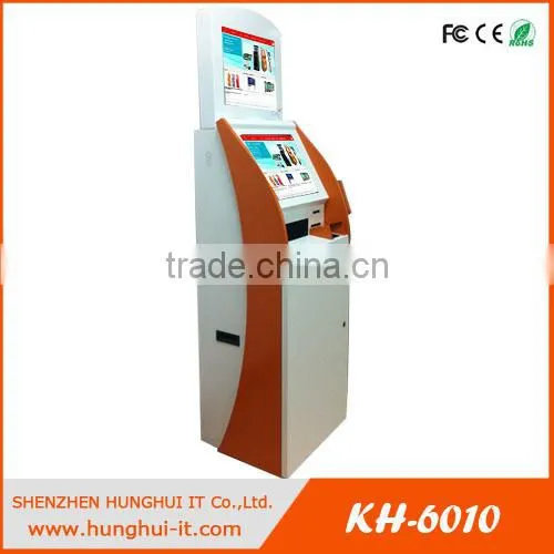 Self-service A4 Scanner Kiosk Cash Validator/ Dual Screen A4 Kiosk Laser Printer