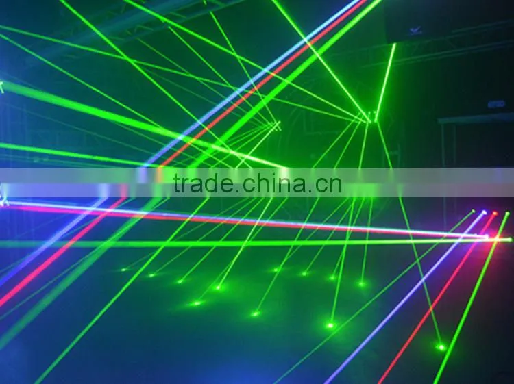 Hot selling moving head blue 8 eyes laser light with low price