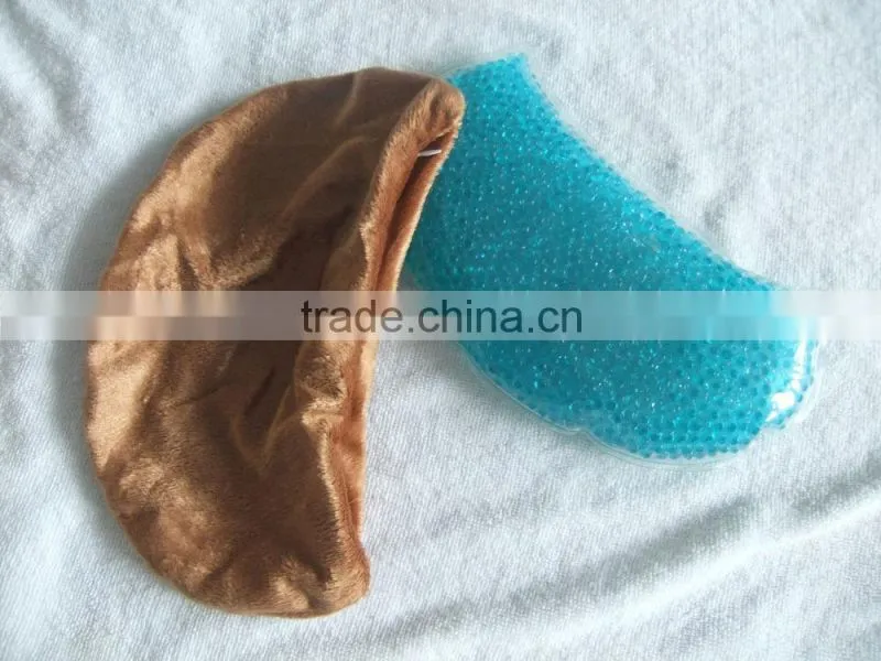 Dual purpose hot cold pack gel ice beads PVC pillow