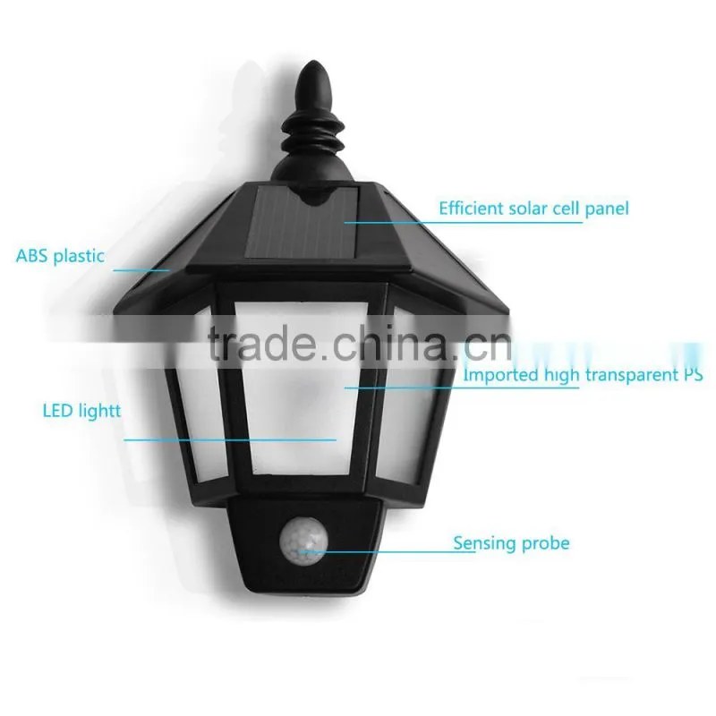solar led outdoor wall light