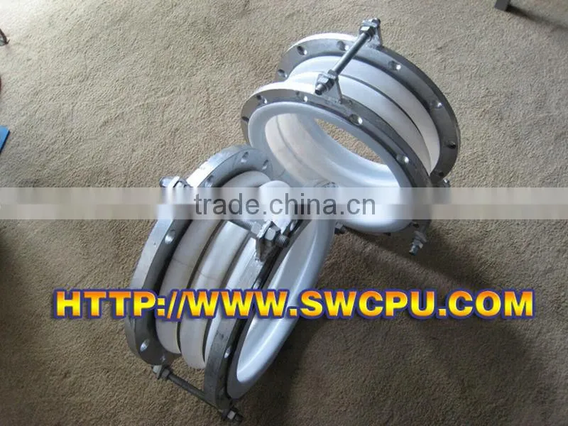 rubber flexible connector with PTFE liner