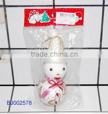 Small Christmas gift cheap decorative items small hanging silver santa claus