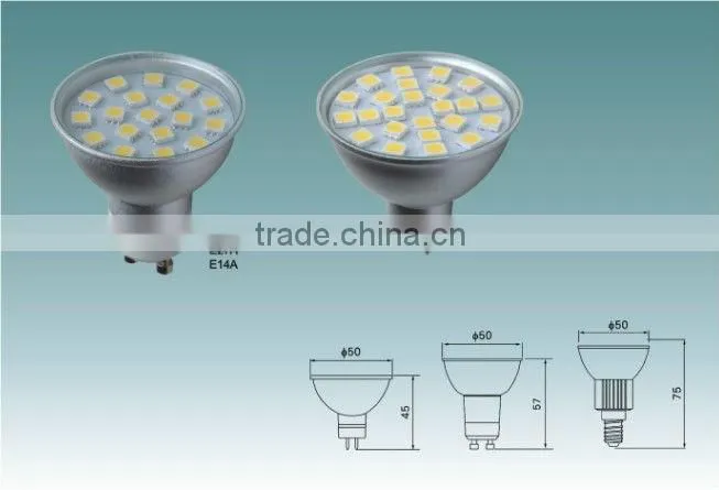 2013 New Hot Product 3W LED GU10 Bulb Lamp with 120 beam angle
