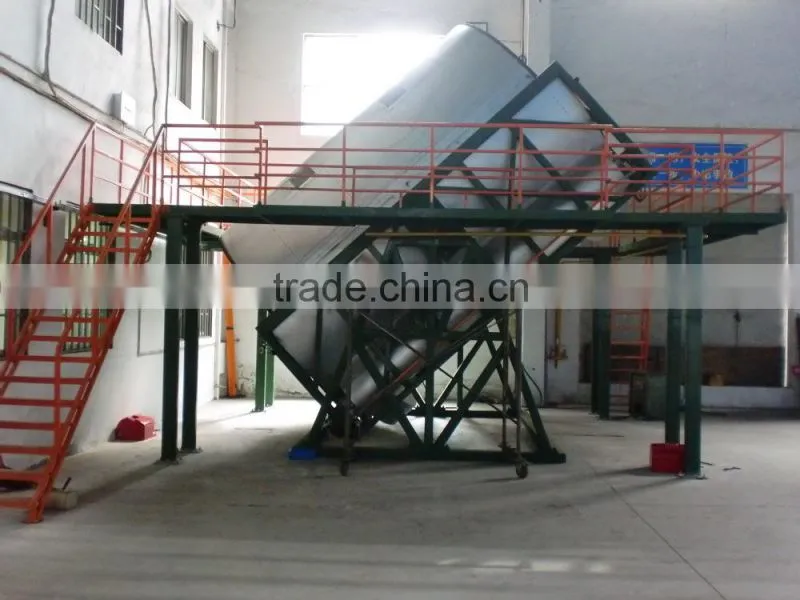 customized rock and roll model rotomolding machine with heater
