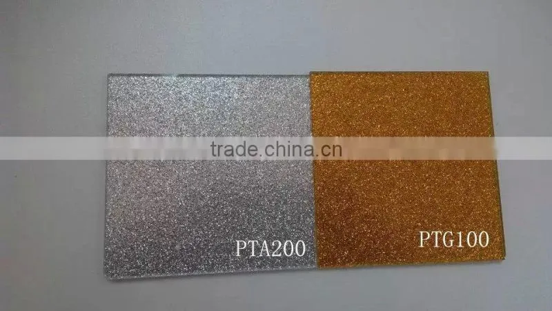 Gold glitter acrylic