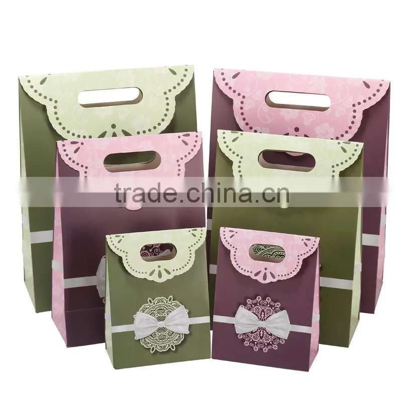 paleviolet darkolivegreen bag paper bag gift bag shopping paper bag high quality customized print your logo