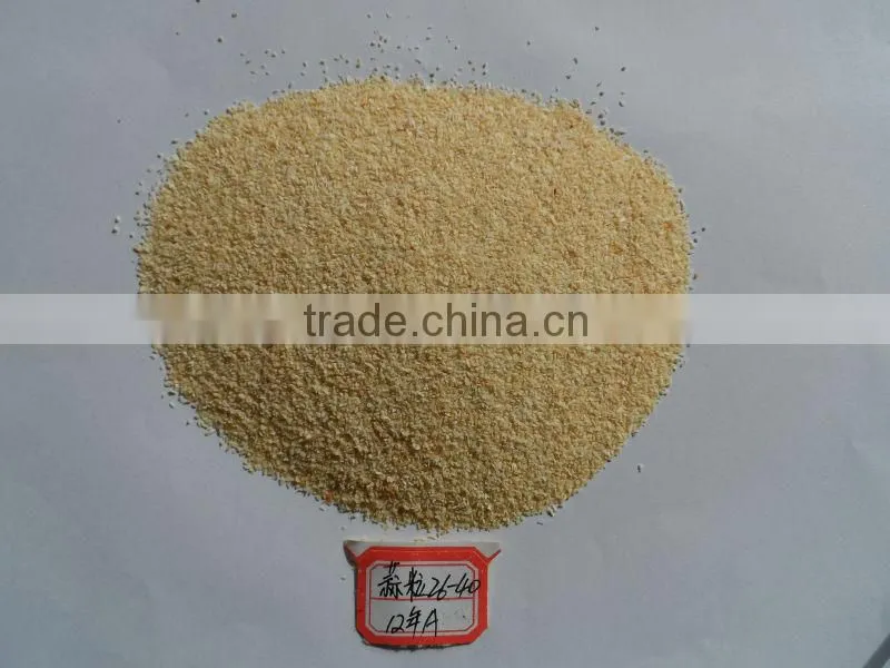 dried garlic granule with root