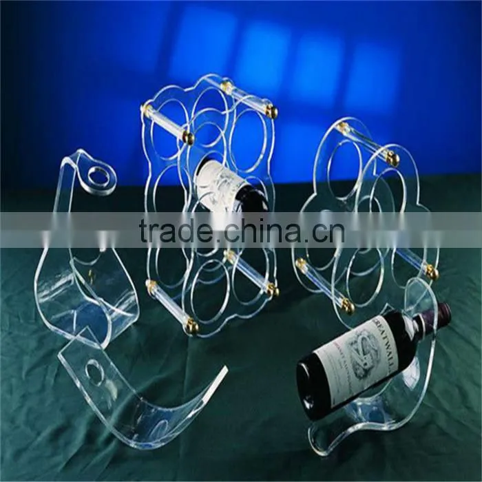 Clear acrylic bottle display led acrylic bottle display