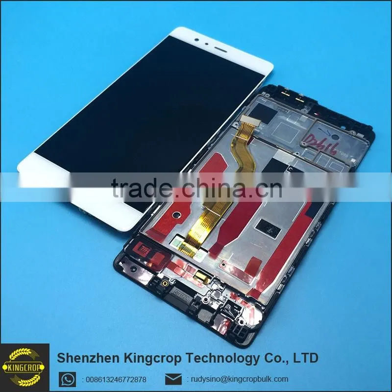 free shipping NEWEST lcd assembly for huawei p9 lcd display screen with touch assembly