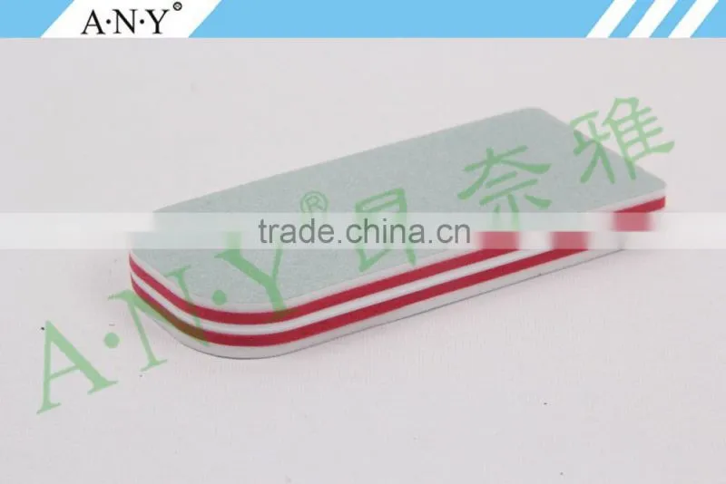 Nail Art Manicure Sponge Square Nail File and Buffer Two way Using