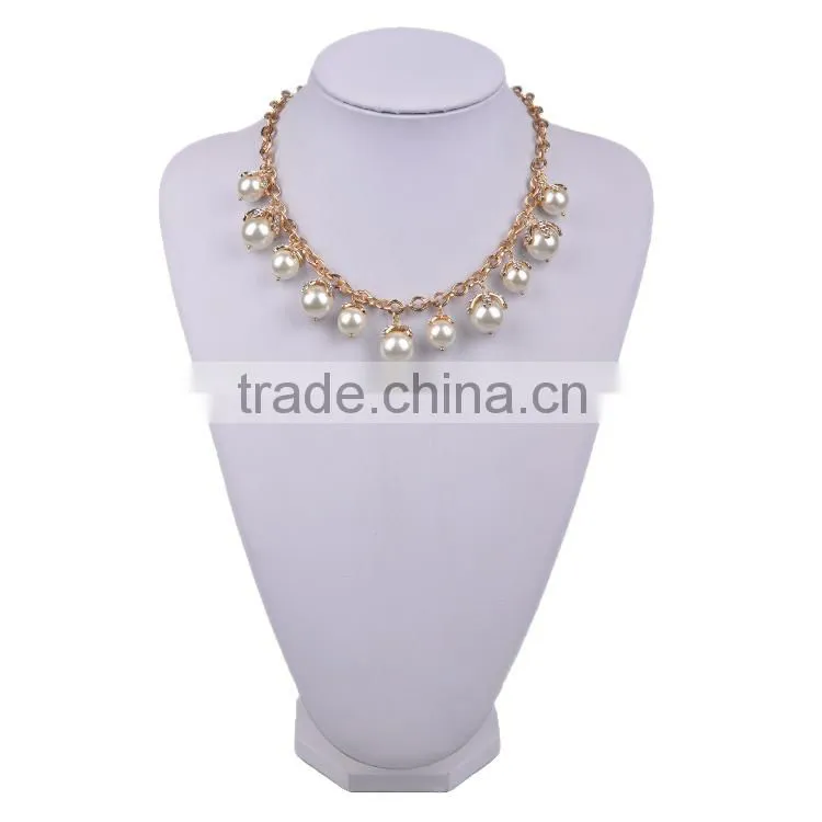 Free sample handmade beaded 24k gold necklace