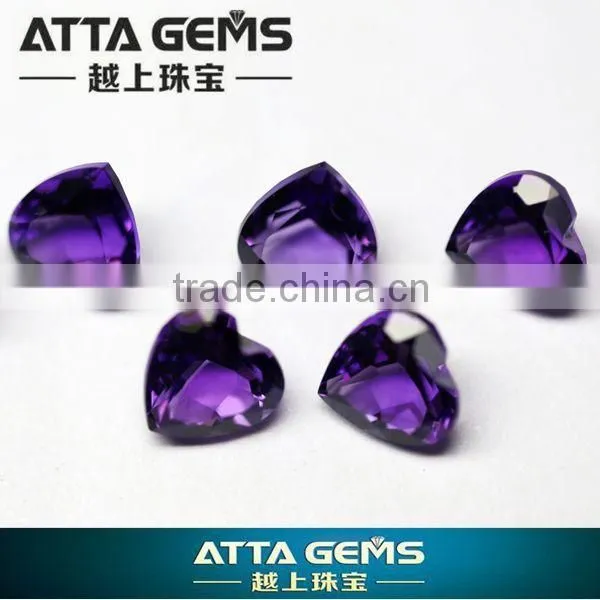 Semi precious stone created amethyst