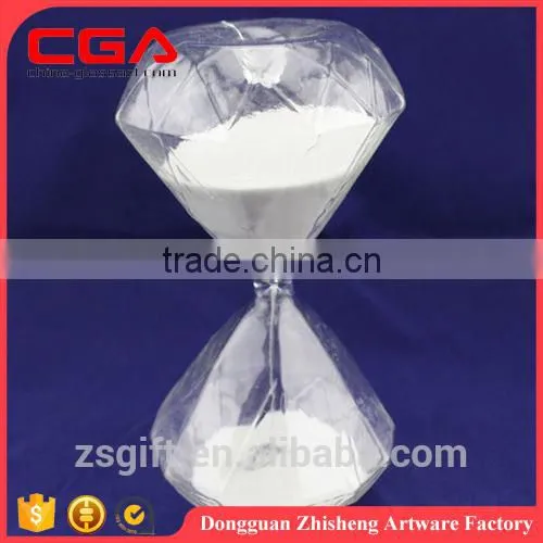 Chinese factory faddish wholesale glass sand timer for home decoration