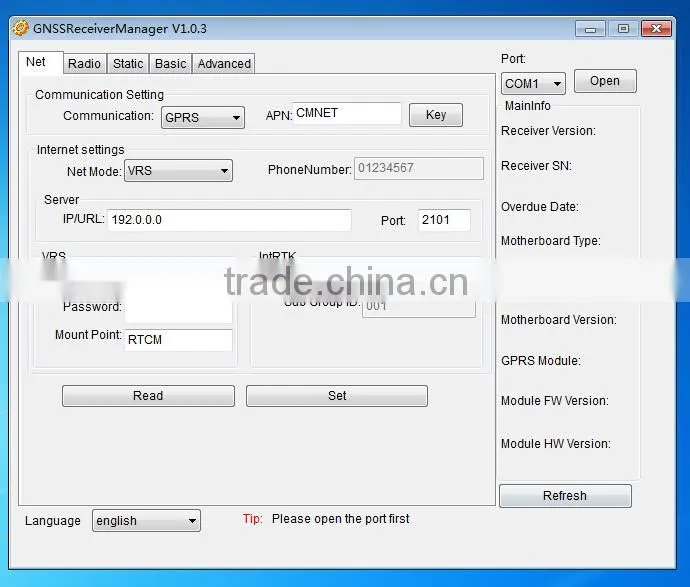 hot sell Dual-Frequency Base and Rover Receiver Hi-Target V60 GPS RTK Survey Instrument