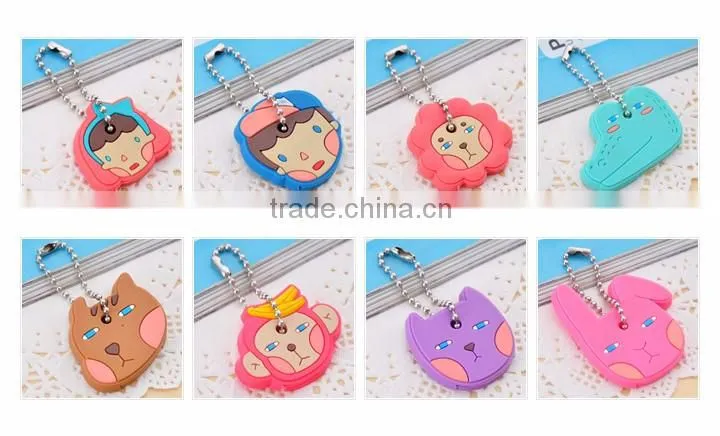 Hot Selling rubber key chains/PVC Key Protector