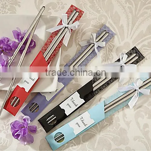 Stainless Steel Chopsticks Wedding Favors